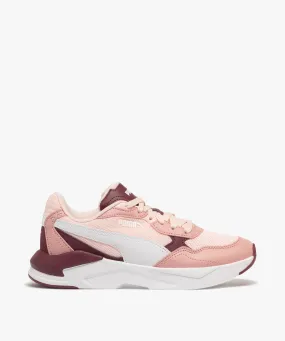 baskets fille running en mesh a semelle epaisse - puma rose baskets