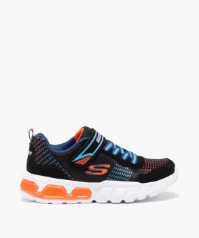 baskets garcon running a scratch en mesh s lights - skechers noir baskets