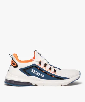 baskets homme en mesh style running avec semelle a bulle dair - slazenger bleu baskets et tennis