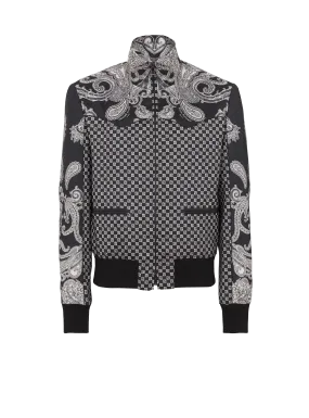 Blouson bomber mini monogramme et Paisley