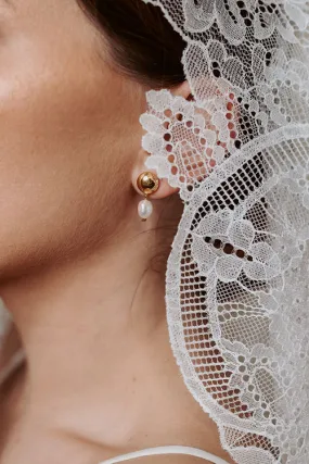 Boucles d’oreilles de mariée Scarlett