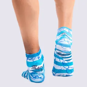 Chaussettes Wigglesteps, chaussettes motifs marins homme bleu | Igert Chaussure&Maroquinerie