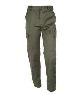 Pantalon treillis militaire homme kaki Basic en Polycoton