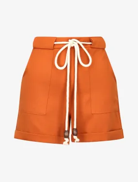 Short à grandes poches plaquées - orange