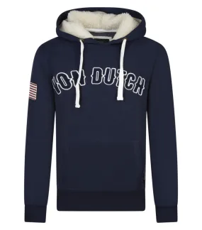 Sweat Von Dutch avec manches longues et col à capuche marine