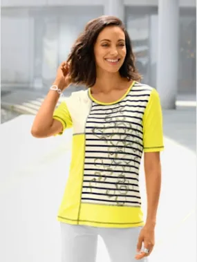 T-shirt à manches courtes qualité viscose douce