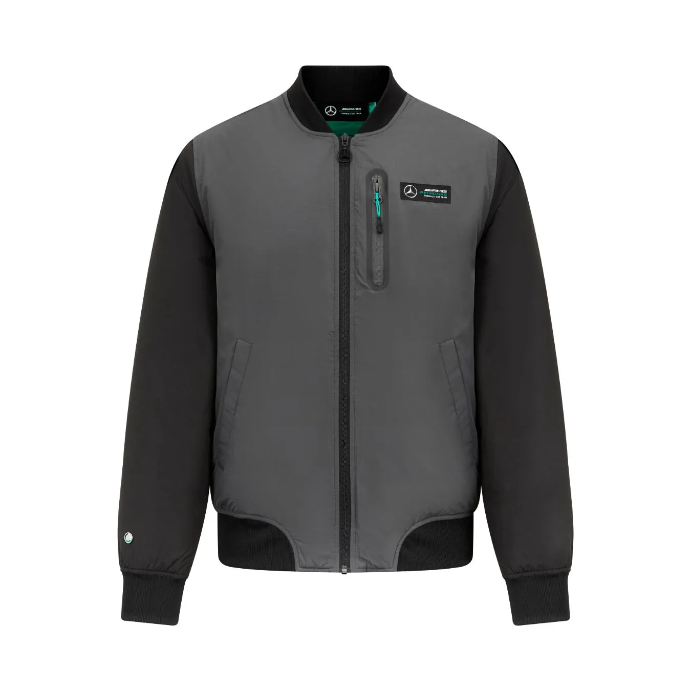 Veste Bomber MERCEDES AMG Fanwear gris pour homme