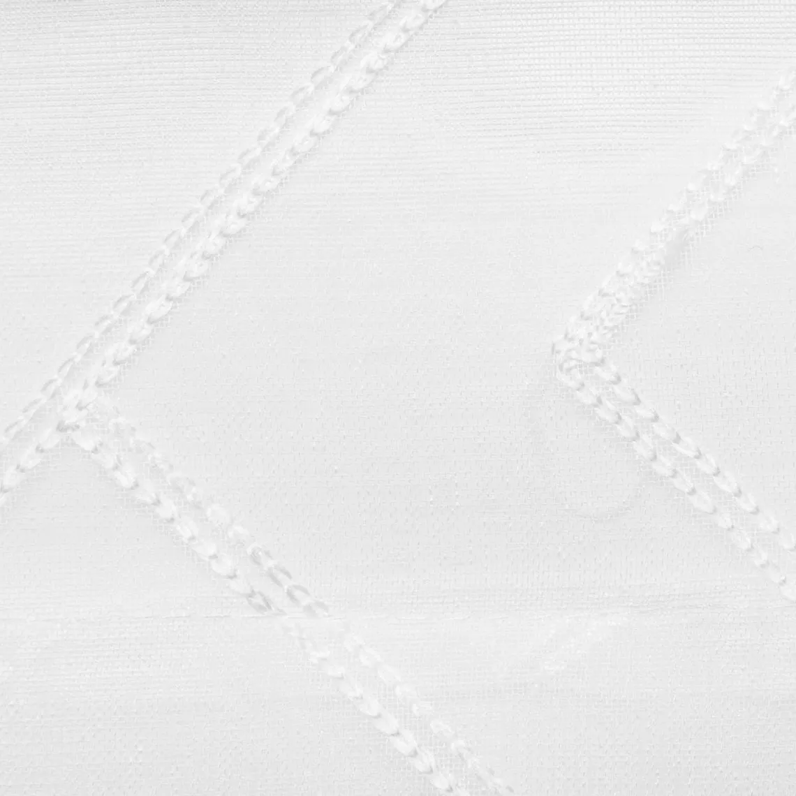 Voilage Brodé Etnik Blanc | 3 Suisses
